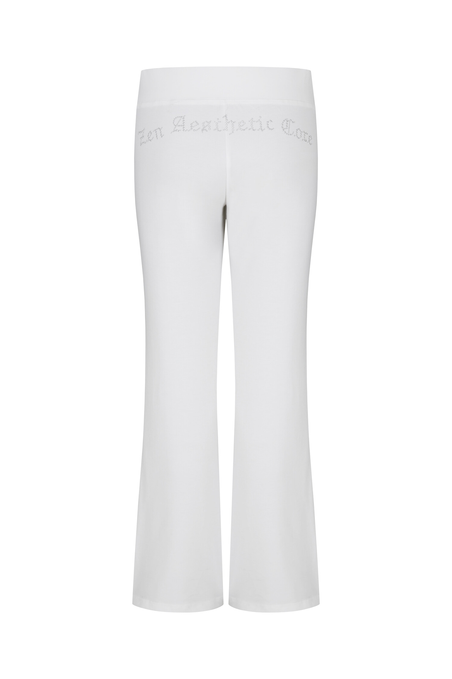【Kashiko】Comfy : Lowrise Hotfix Pants White パンツ Kashiko Comfy : Lowrise Hotfix Pants White