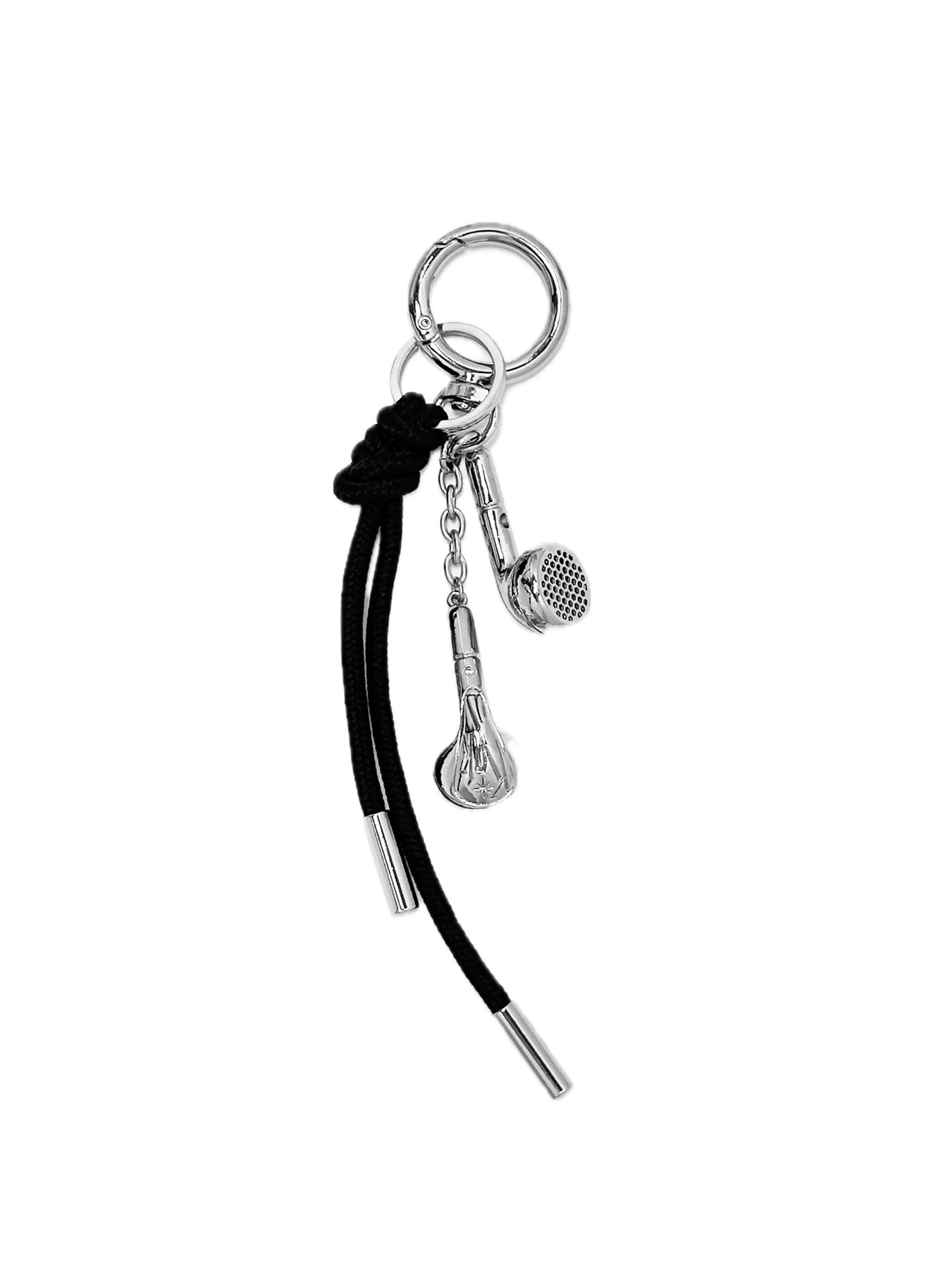 【Kashiko】Earphone And Orchid Keyring キーリング Kashiko(カシコ) キーホルダー・キーリング(レディース) - 海外