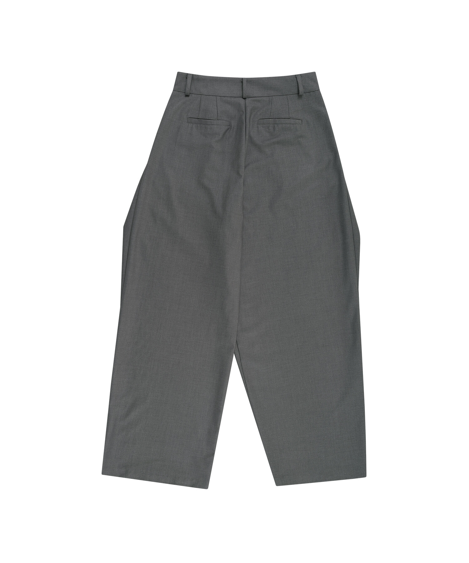 【Kashiko】25ss Pintuck Asymmetric Trousers 카시코(KASHIKO) Pintuck Asymmetric Trousers Black - 사이즈