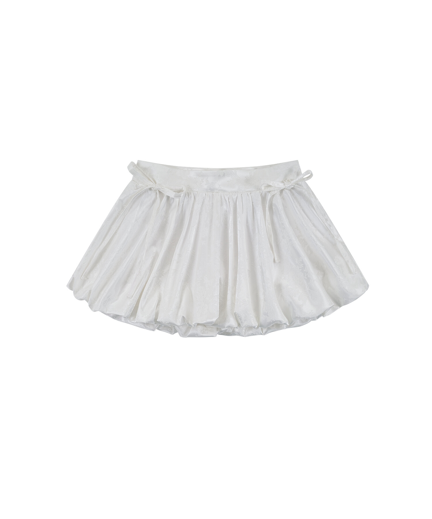 Fairy Ribbon Bubble Skirt White
