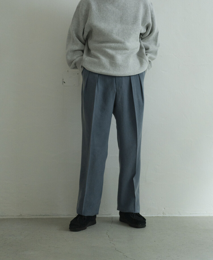 Cellulose Nidom Wide Type I Pants (Blue Gray)