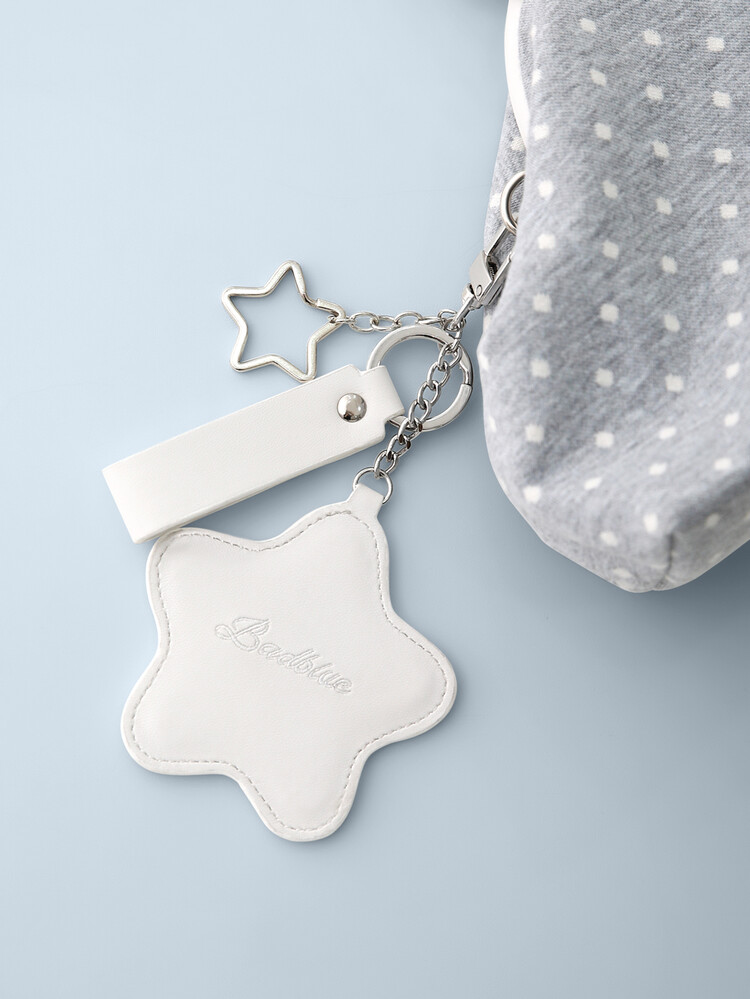 BAD BLUE ♥ Dot Cozy Dumpling Bag /追跡付 BadBlue® | Soft cotton + lovely dots 배드블루 Dot Cozy