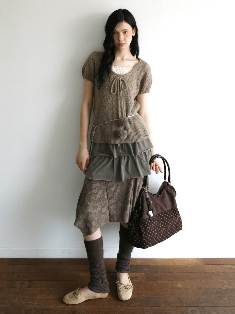 Mori Dimsum Bag Brown