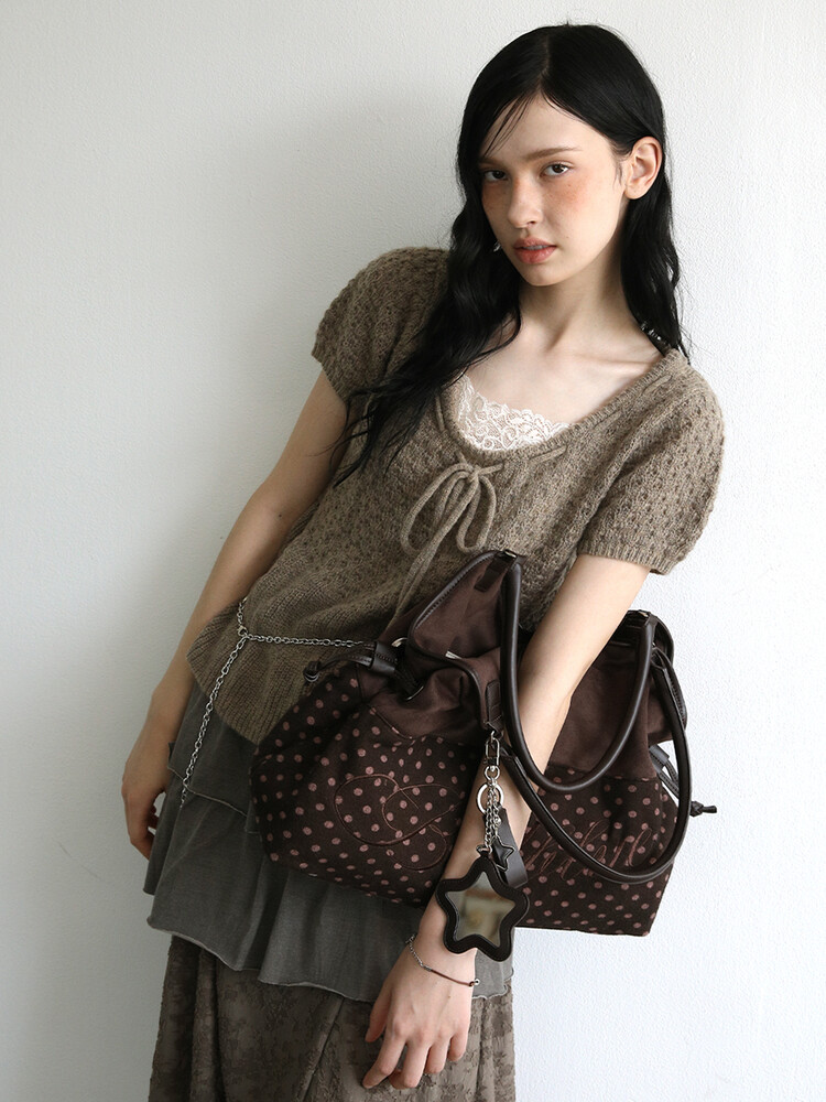 BadBlue Mori Dimsum Bag ショルダーバッグ ブラウン Mori Dimsum Bag Brown