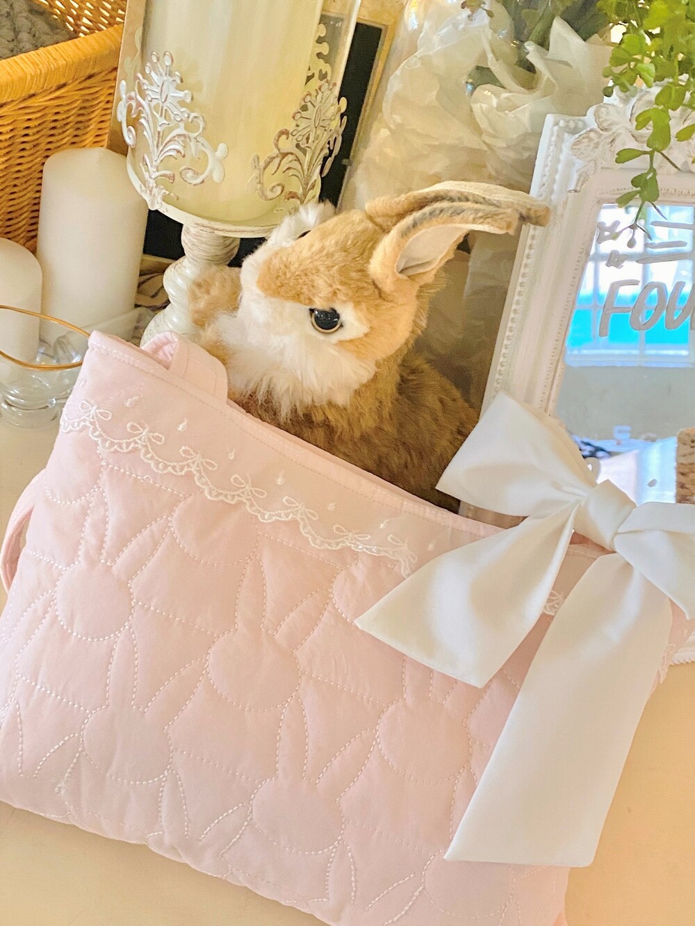 {Cerise made} Cozy Bunny Shoulder Bag