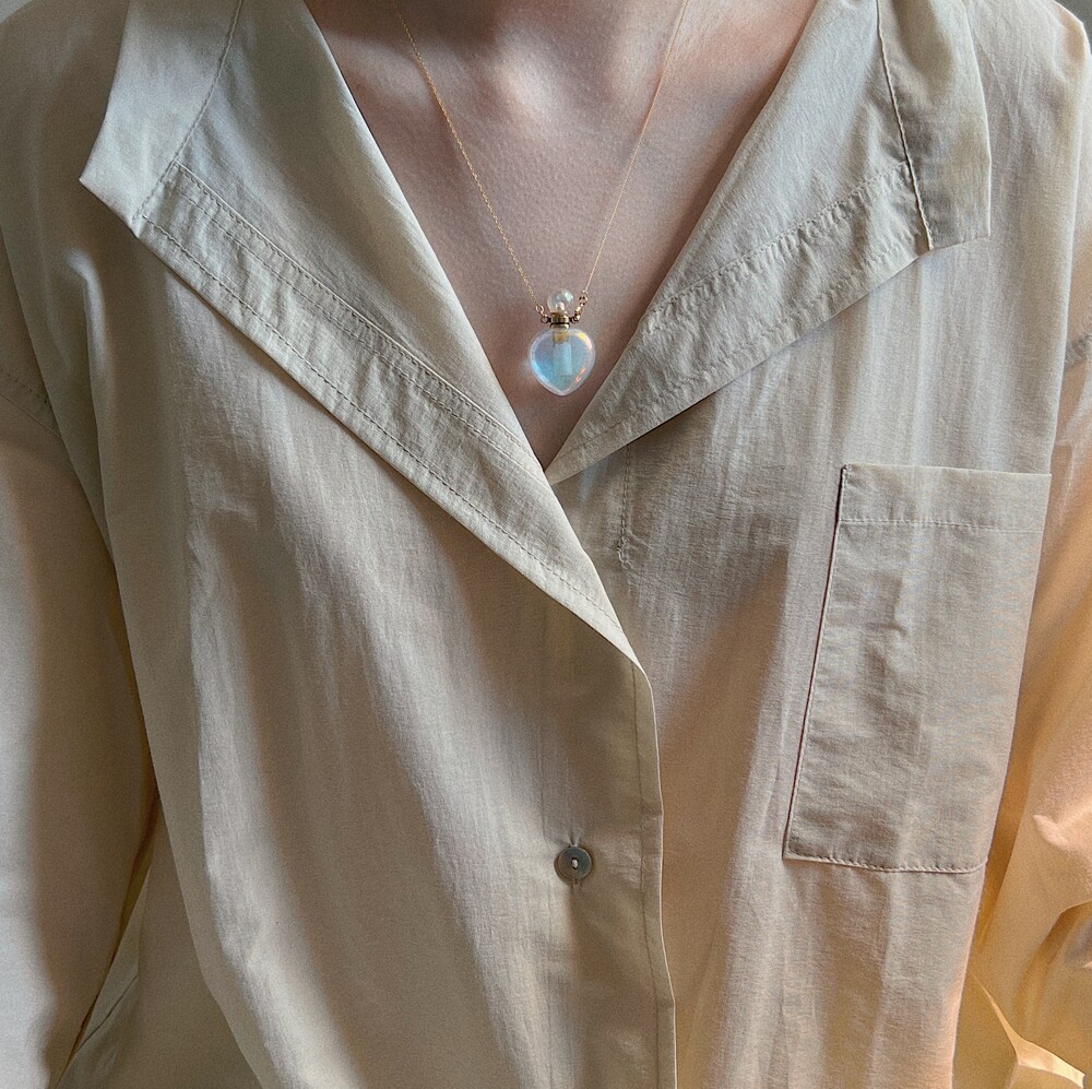 Love bottle necklace