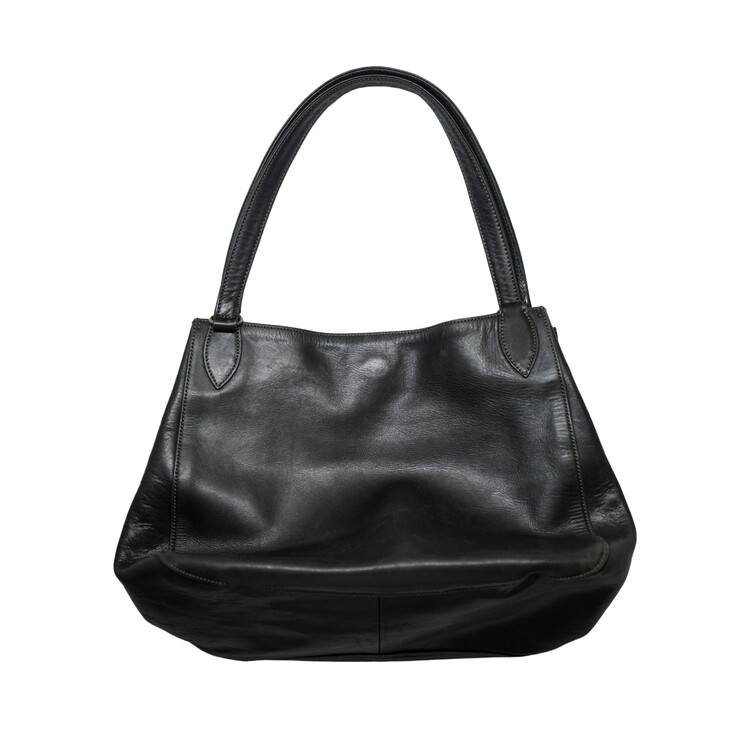 old MARGARET HOWELL - Leather Tote Bag 2 (Black)