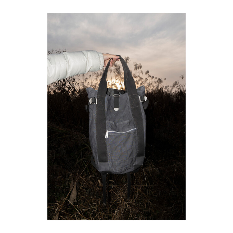 MARGARET HOWELL X PORTER - 2way Canvas Backpack (Gray)