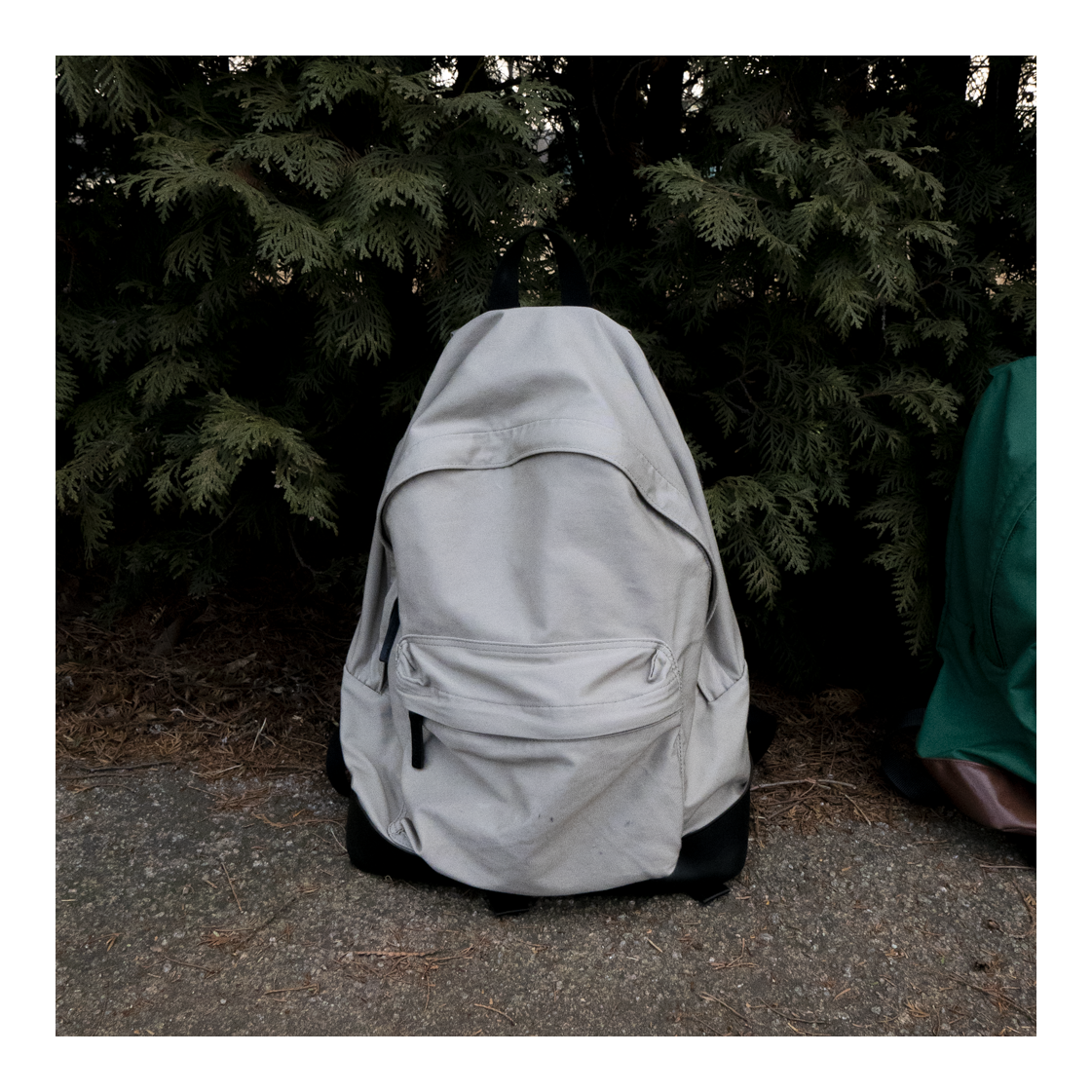 rare MARGARET HOWELL x YOSHIDA PORTER - DAYPACK (Cotton & Cow Hide