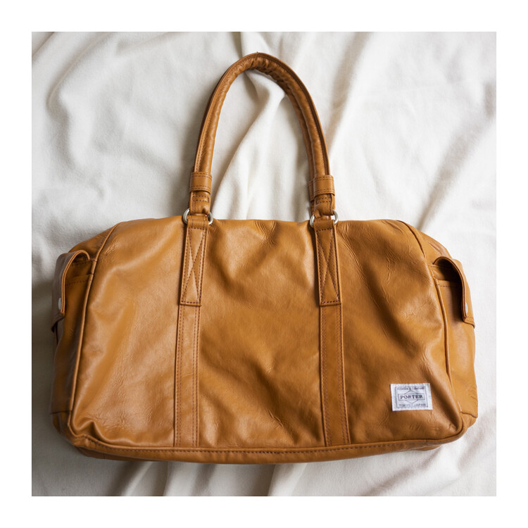 人気モデル】PORTER ポーター フリースタイル ボストンバッグ キャメル