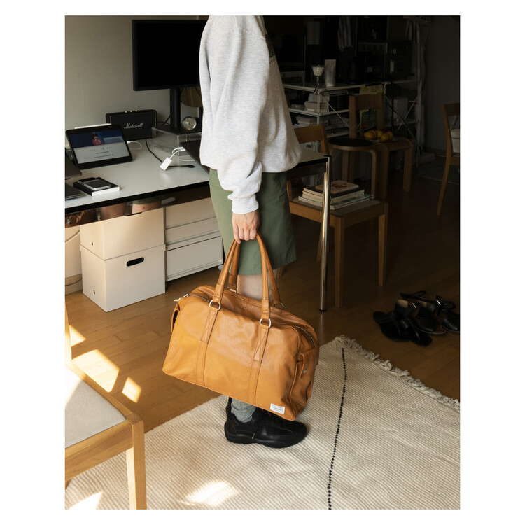 PORTER FREE STYLE - BOSTON BAG (Camel)