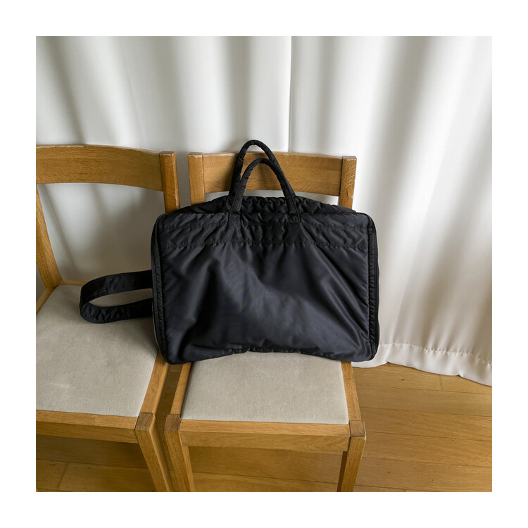 PORTER TANKER - 2WAY OVERNIGHT BRIEFCASE (Black)