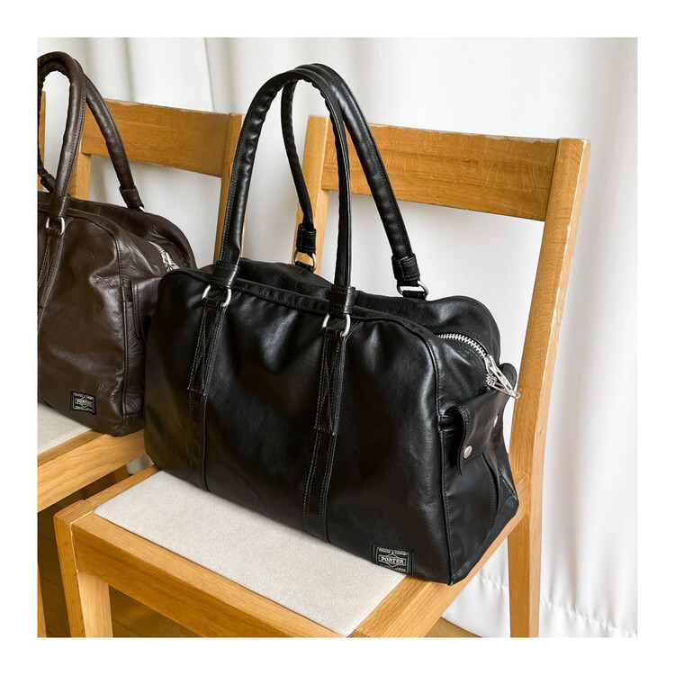 美品　PORTER FREE STYLE ボストンバッグ ダッフル ブラック 美品 PORTER FREE STYLE ボストンバッグ ダッフル ブラック（美