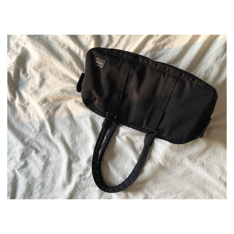 rare (70th anniversary) PORTER TANGO BLACK - BOSTON BAG