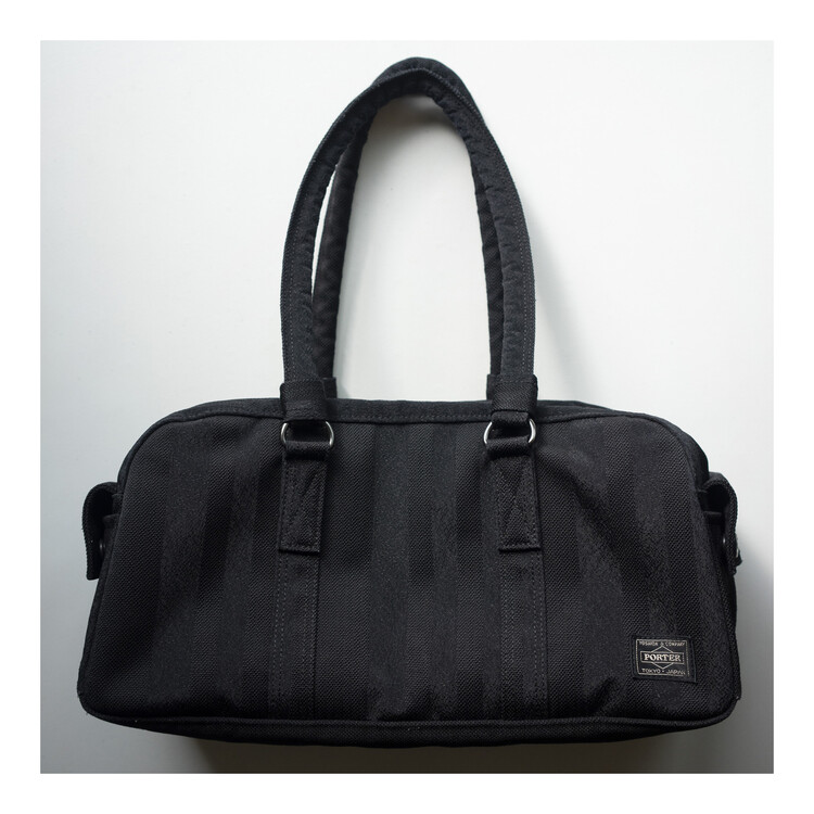 70th PORTER TANGO ポーター タンゴ ボストン 美品 ポーター PORTER ポーター タンゴブラック ボストンバッグ(S