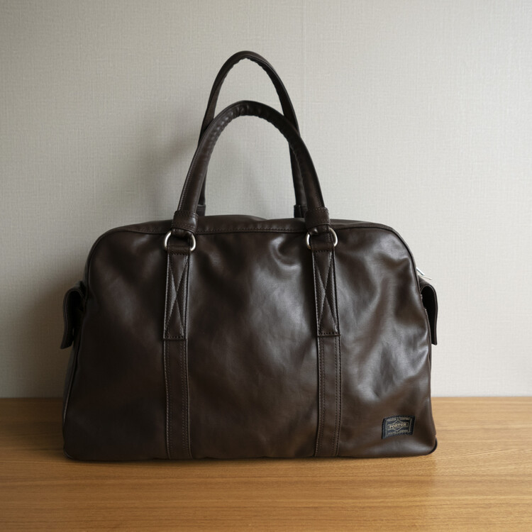 PORTER FREE STYLE - BOSTON BAG (Mahogany)