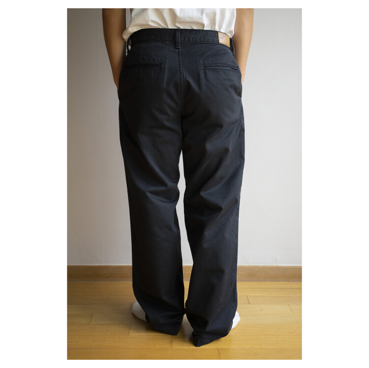 MARGARET HOWELL x EDWIN - Basic Chino Pants (Washed Black)