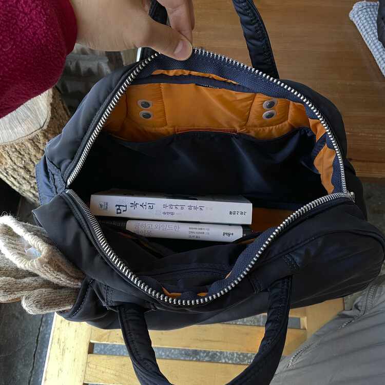HEAD PORTER TANKER - BOSTON BAG L (Iron Blue)