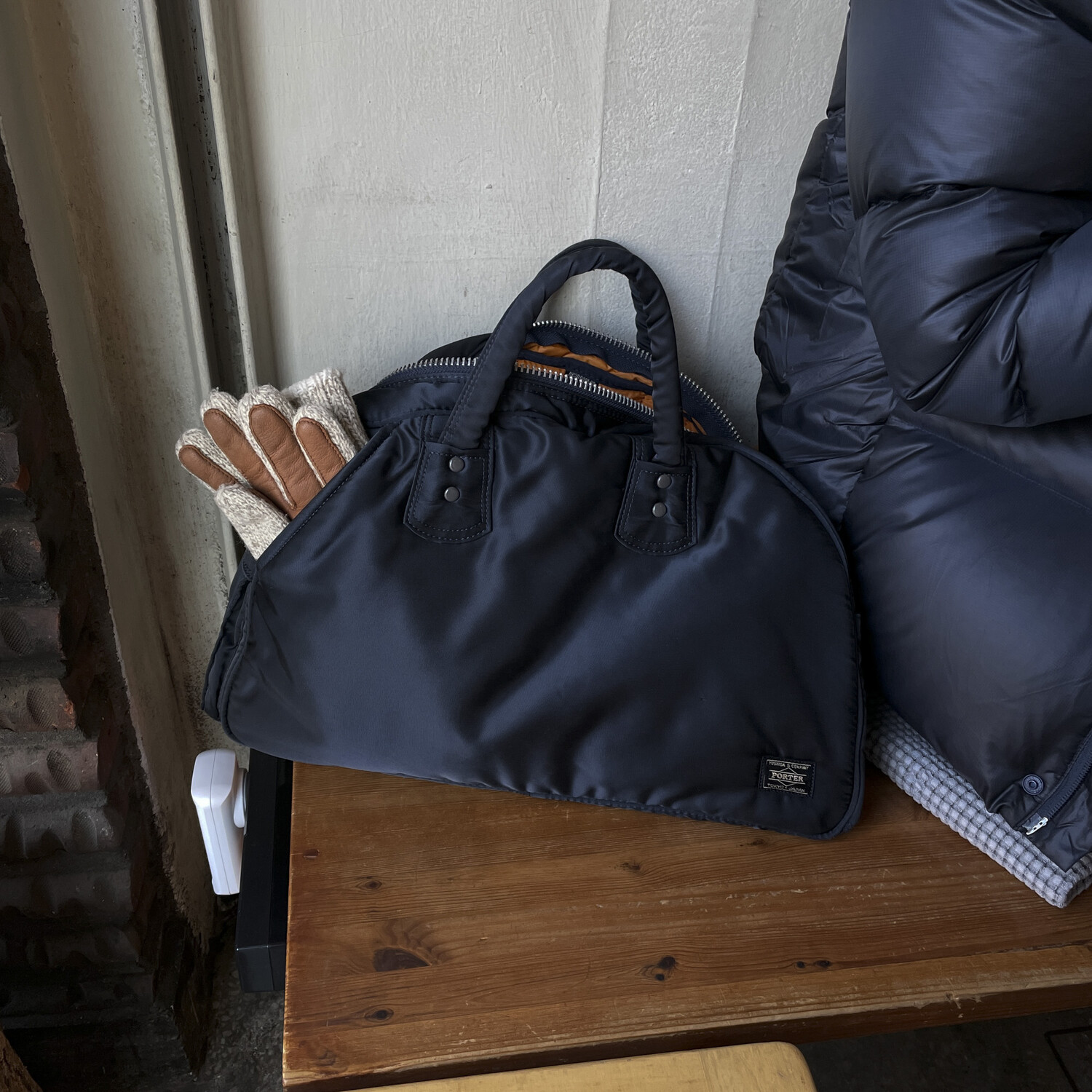 HEAD PORTER TANKER - BOSTON BAG L (Iron Blue)