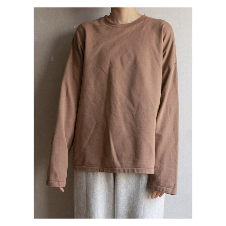 AURALEE SUPER HIGH GAUGE SWEAT BIG L/S - トップス