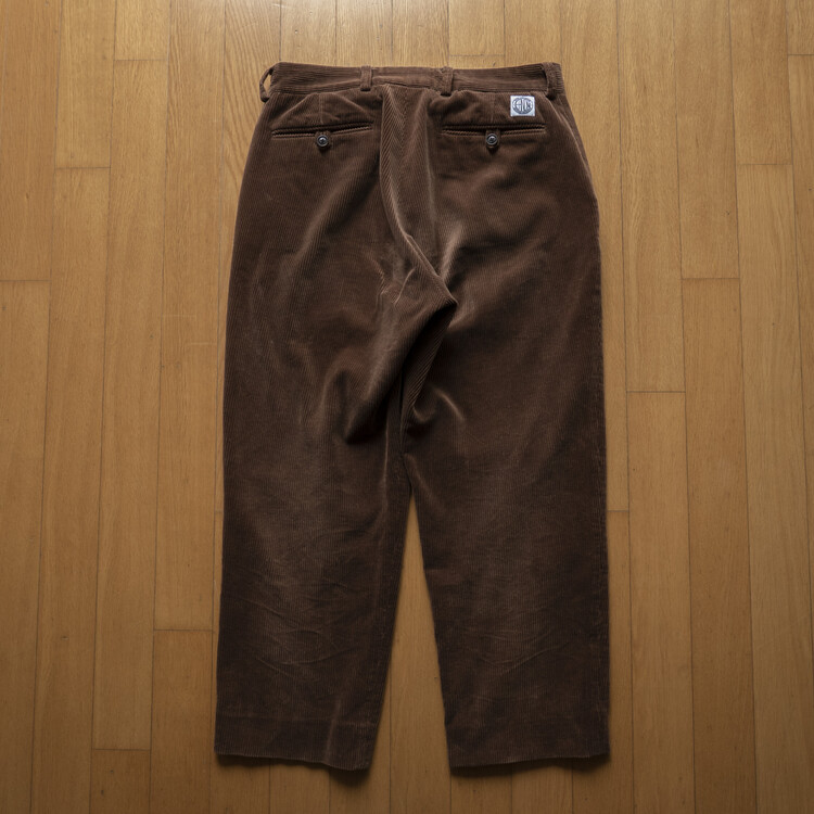 ENDS AND MEANS - Grandpa Cord Trousers (Mahogany)