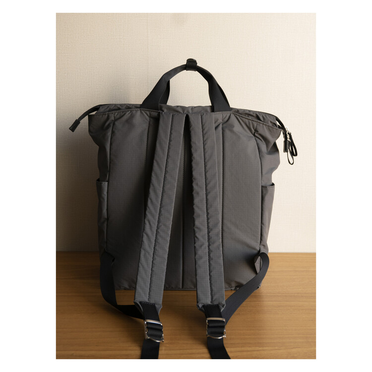 MARGARET HOWELL - Ripstop Nylon Backpack (Stone Gray)