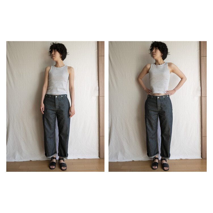 MARGARET HOWELL x EDWIN - Painter Denim Pants (Blue Indigo)