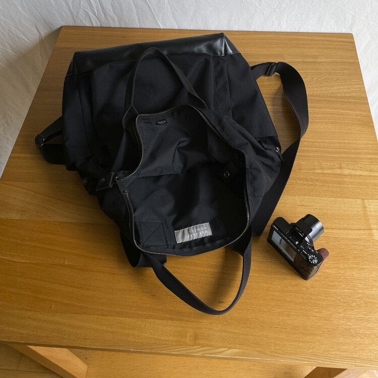 PORTER X MARGARET HOWELL - Tote Daypack (Natural Black)