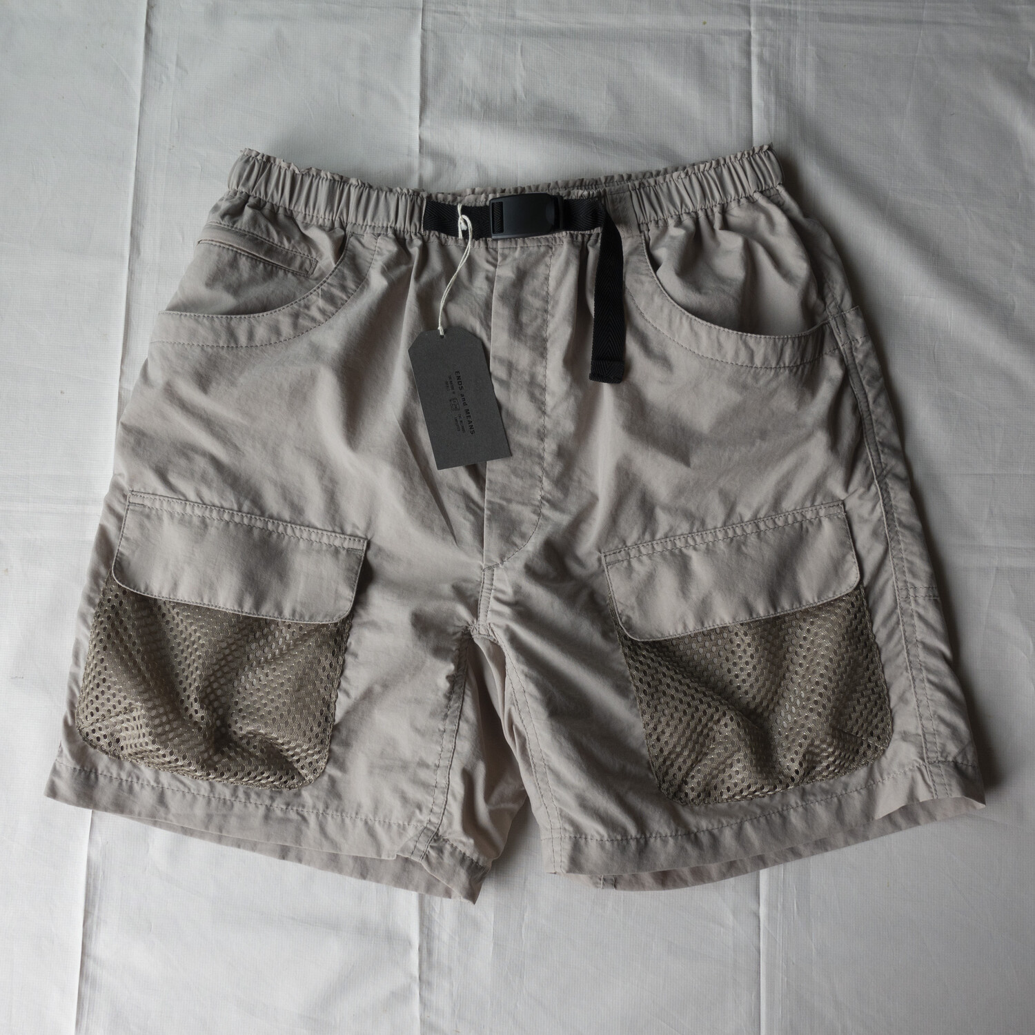 ENDS and MEANS - Nylon Utility Shorts (Sand)