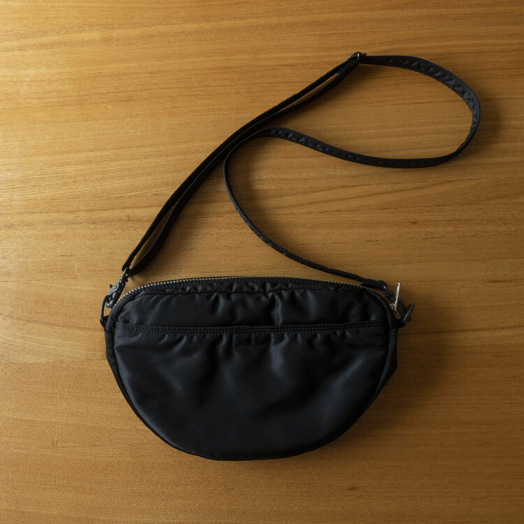 PORTER TANKER - SHOULDER BAG (Vintage Half Moon, Black)