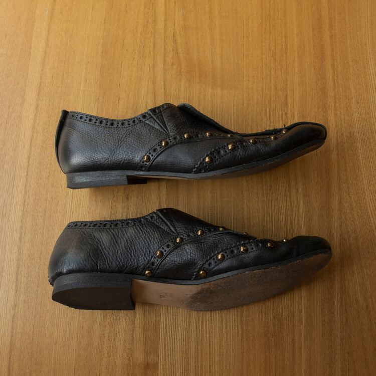 Black Comme Des Garcons Derby Shoes Comme Des Garçons Homme Plus X