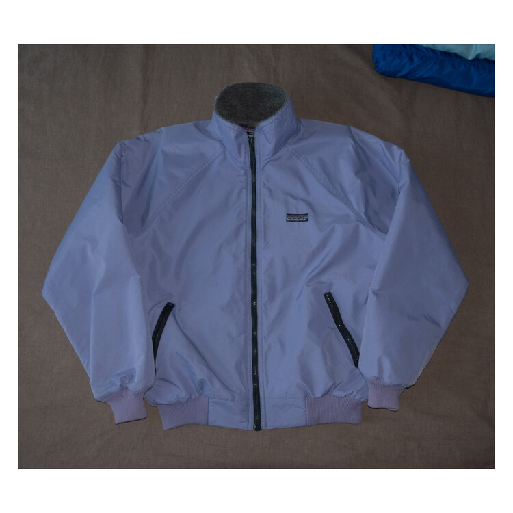 1980S PATAGONIA - Shelled Synchilla Jacket (Vintage Violet & Gray