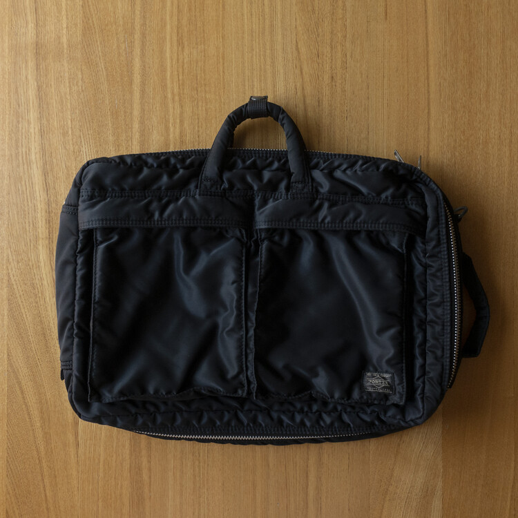 PORTER TANKER - 3WAY BRIEFCASE (Black) *no strap