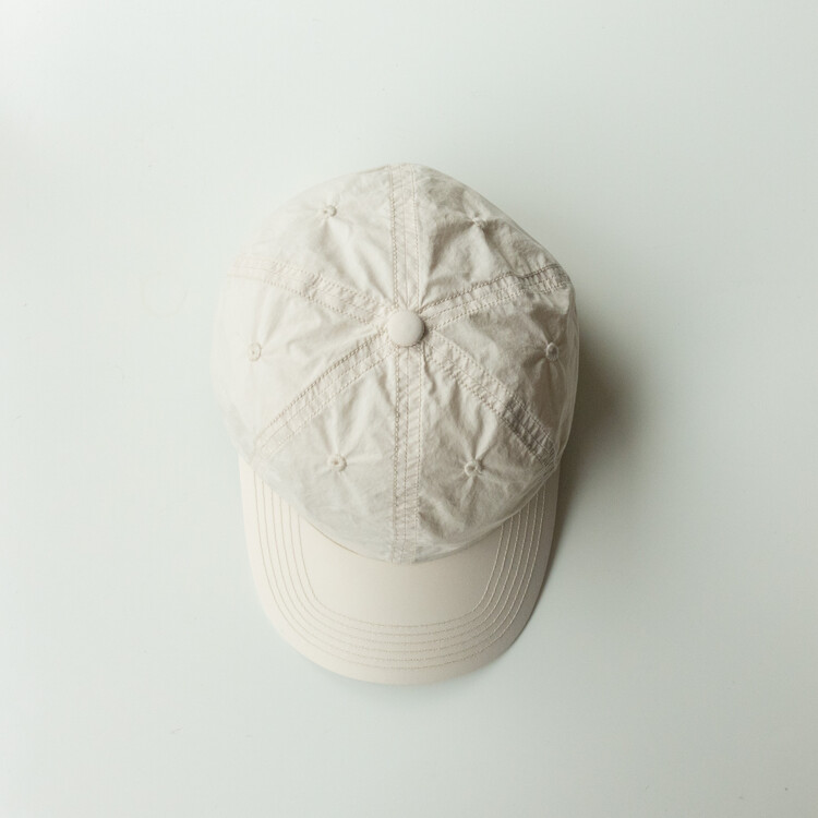 KIJIMA TAKAYUKI - 6 Panel Cotton Cap (Natural Ivory) / 2size