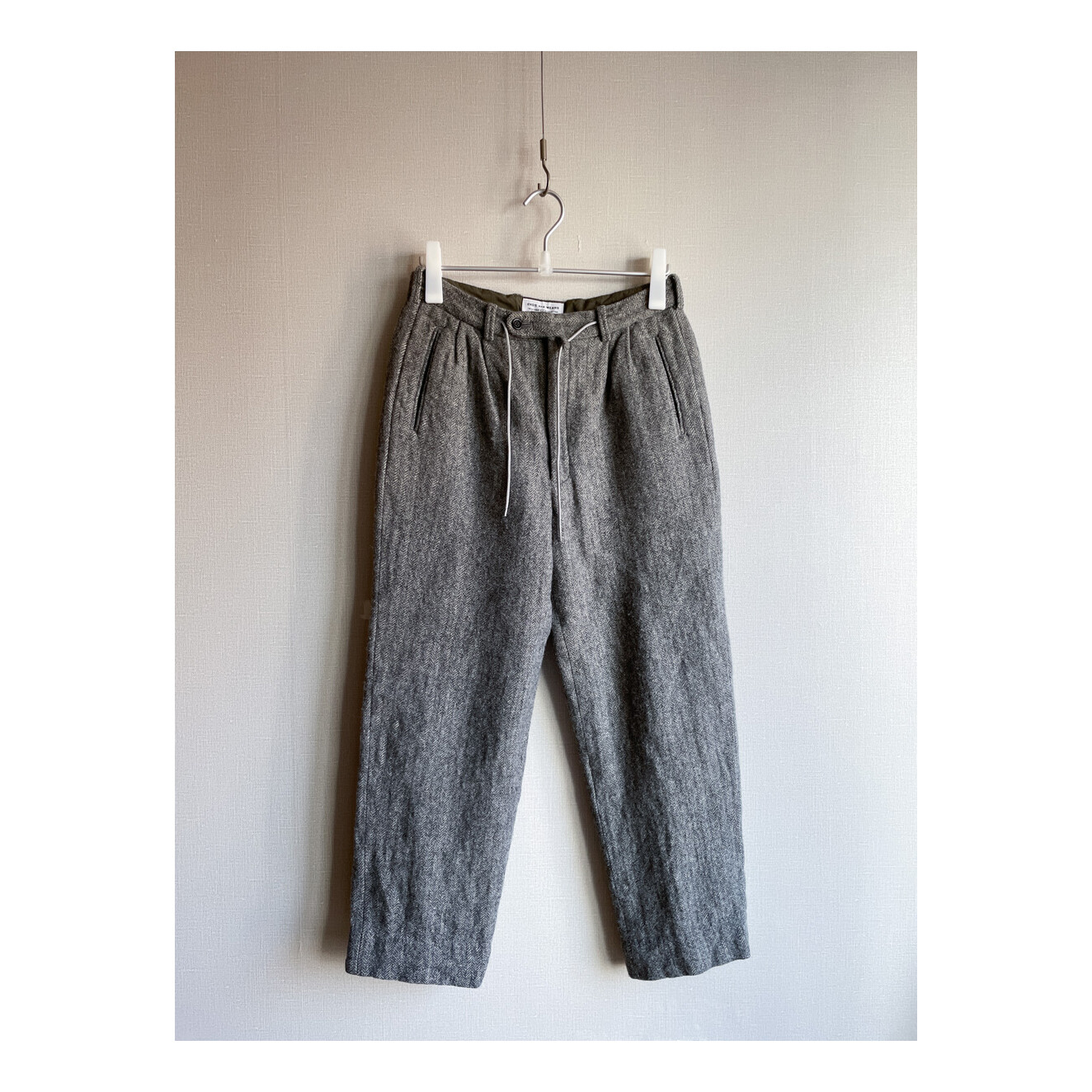 パンツ ENDSandMEANS Grandpa 2TuckWool Trousers ENDS and MEANS】Grandpa 2Tuck Wool Trousers - Mix Brown -