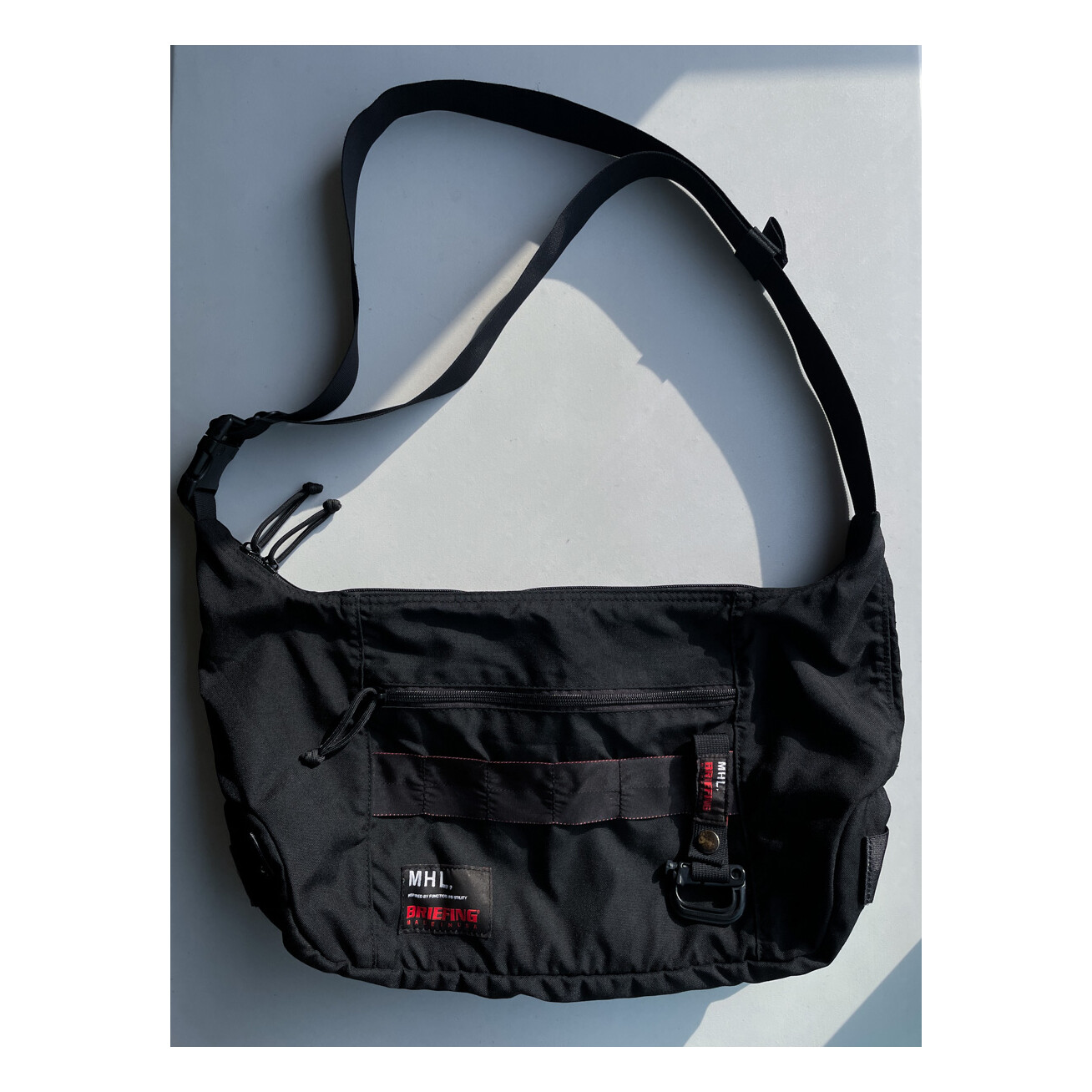 MHL. X BRIEFING - SHOULDER BAG (Black) *made in USA