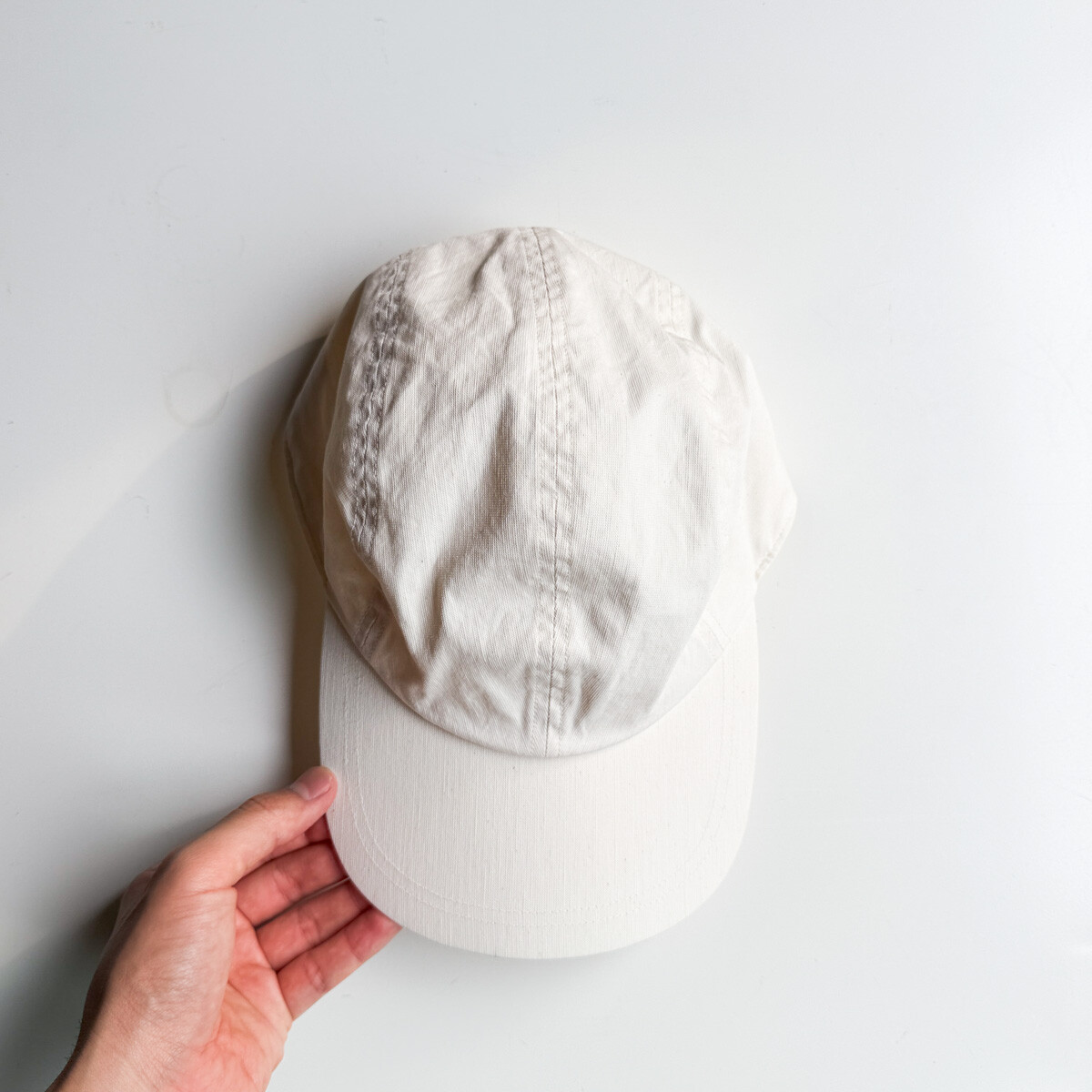 KIJIMA TAKAYUKI - BESTIE COTTON JET CAP (Ivory) *ELASTIC BACK