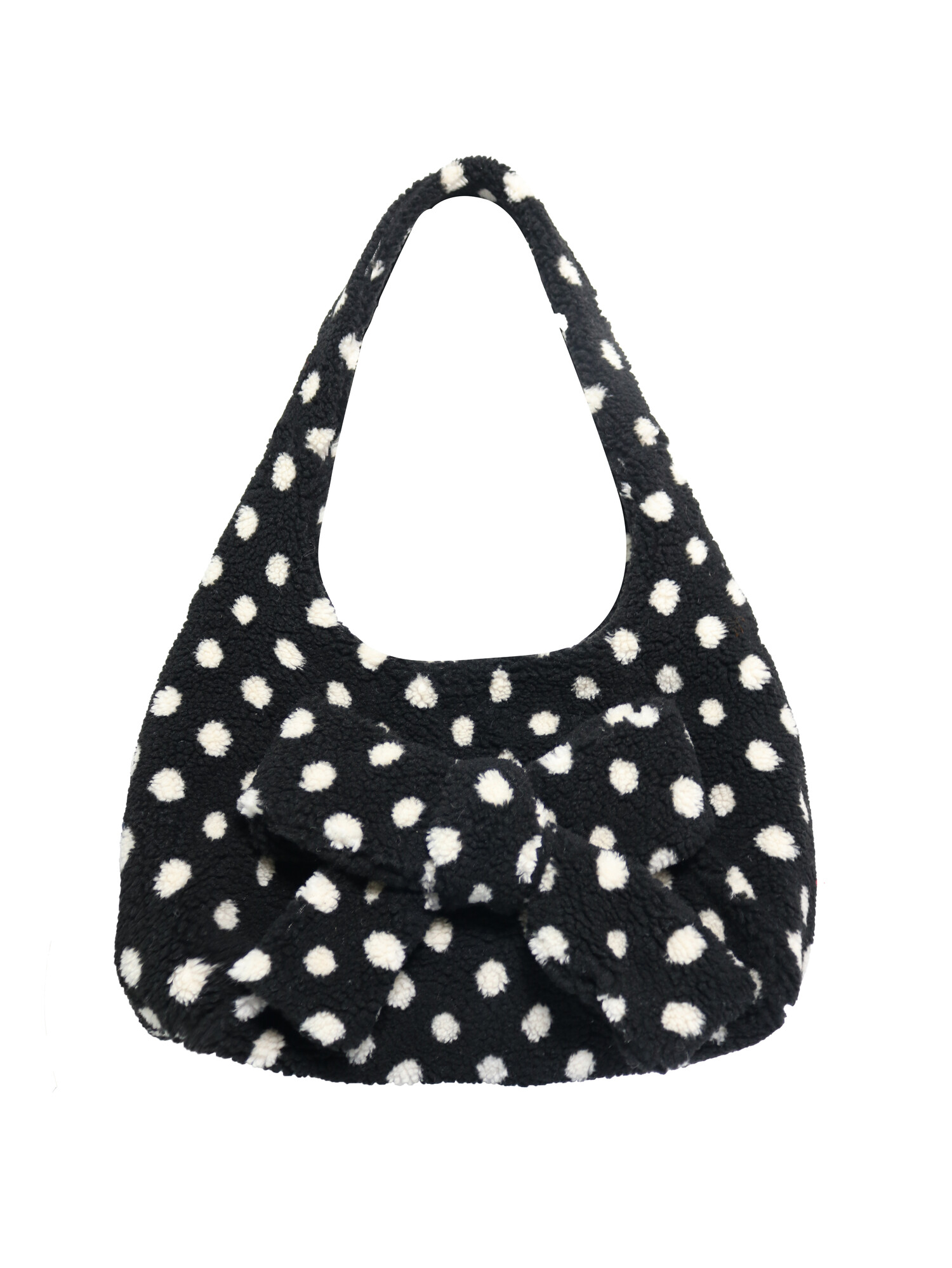 【SIO】 DOT FLUFFY SHOULDER BAG ★送料・関税込★大人気★ 韓国SIO エスアイオー】DOT FLUFFY SHOULDER BAG (SIO