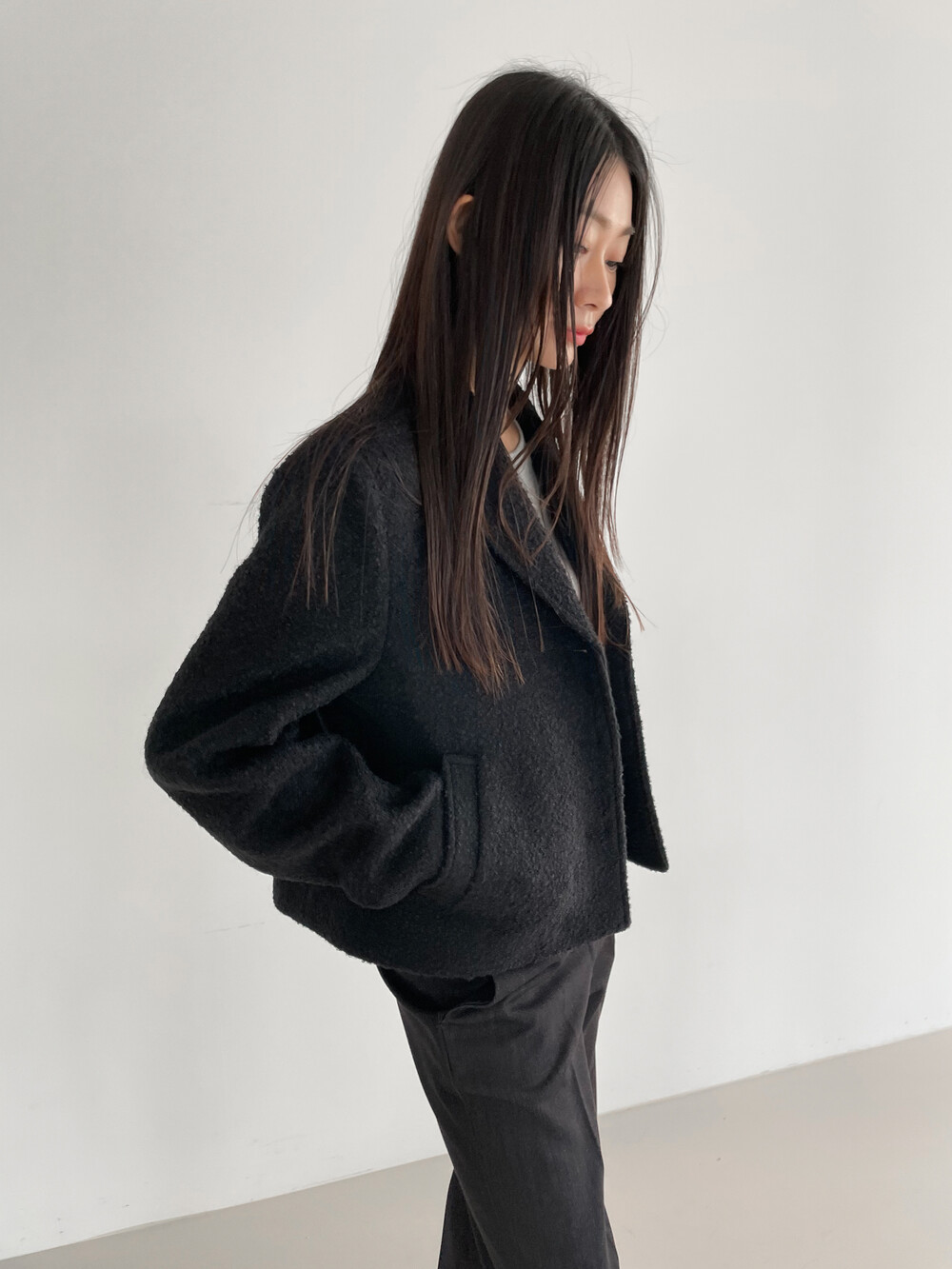 *재진행 CREAM BOUCLE JACKET (2COLOR)