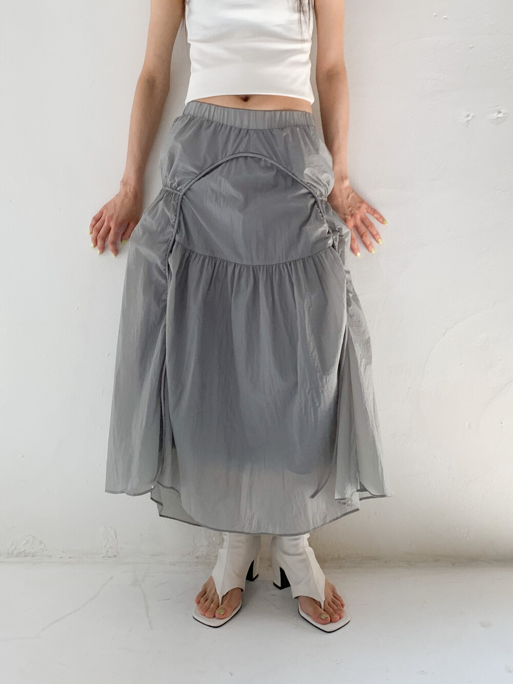 STRUCTURAL SKIRT (2COLOR)