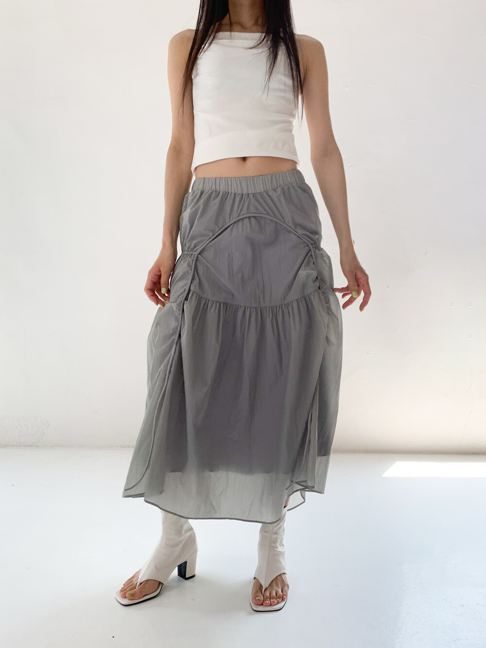 STRUCTURAL SKIRT (2COLOR)