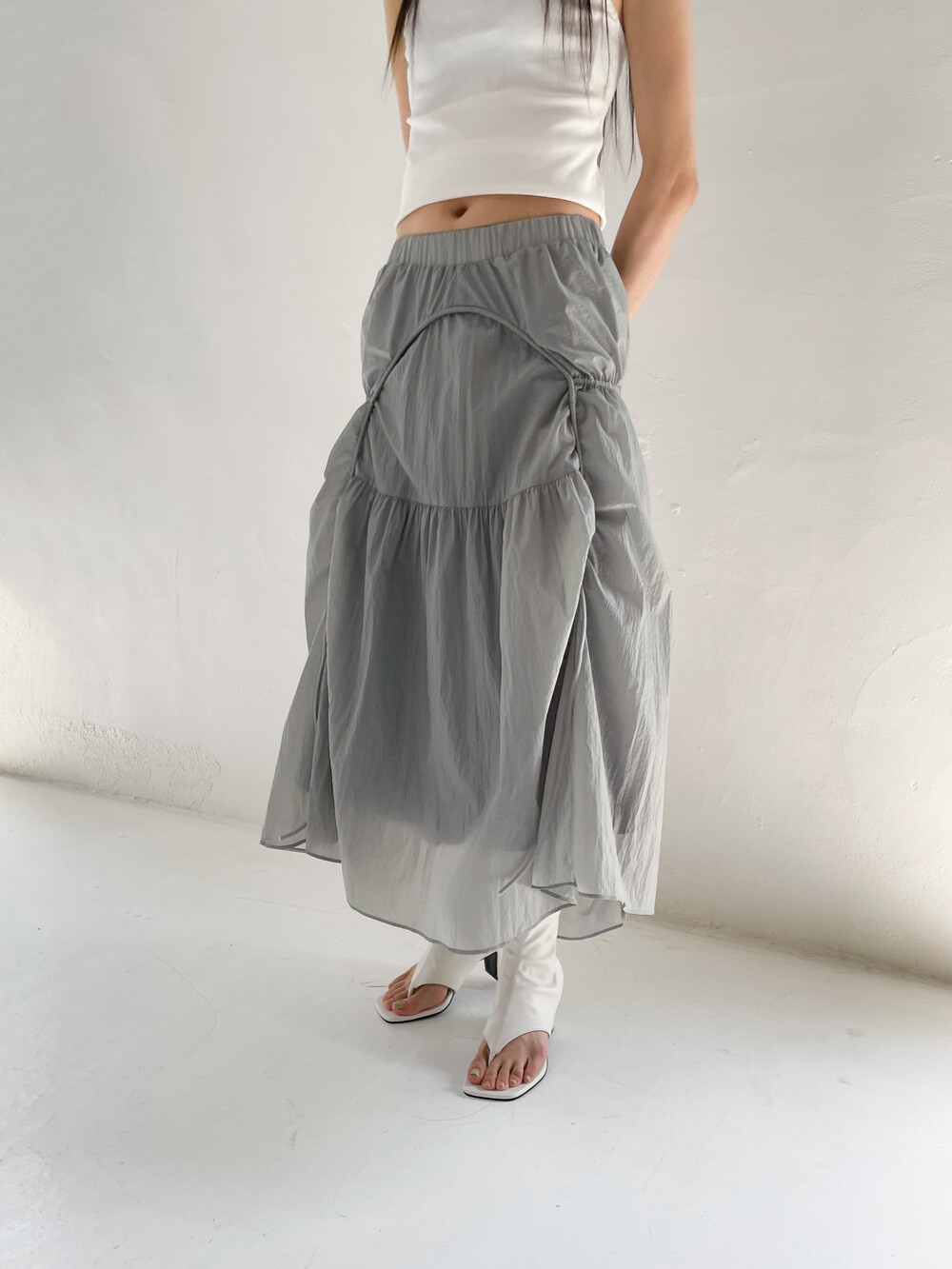 STRUCTURAL SKIRT (2COLOR)