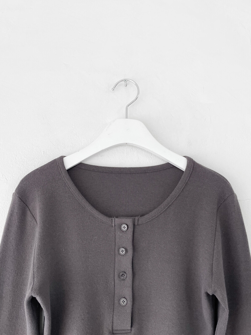 FLUFF BUTTON TOP (6COLOR)