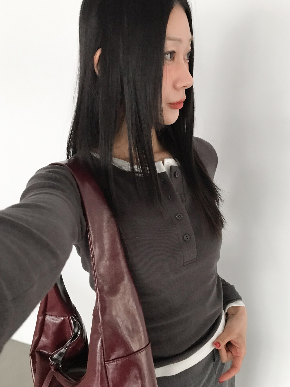 FLUFF BUTTON TOP (6COLOR)