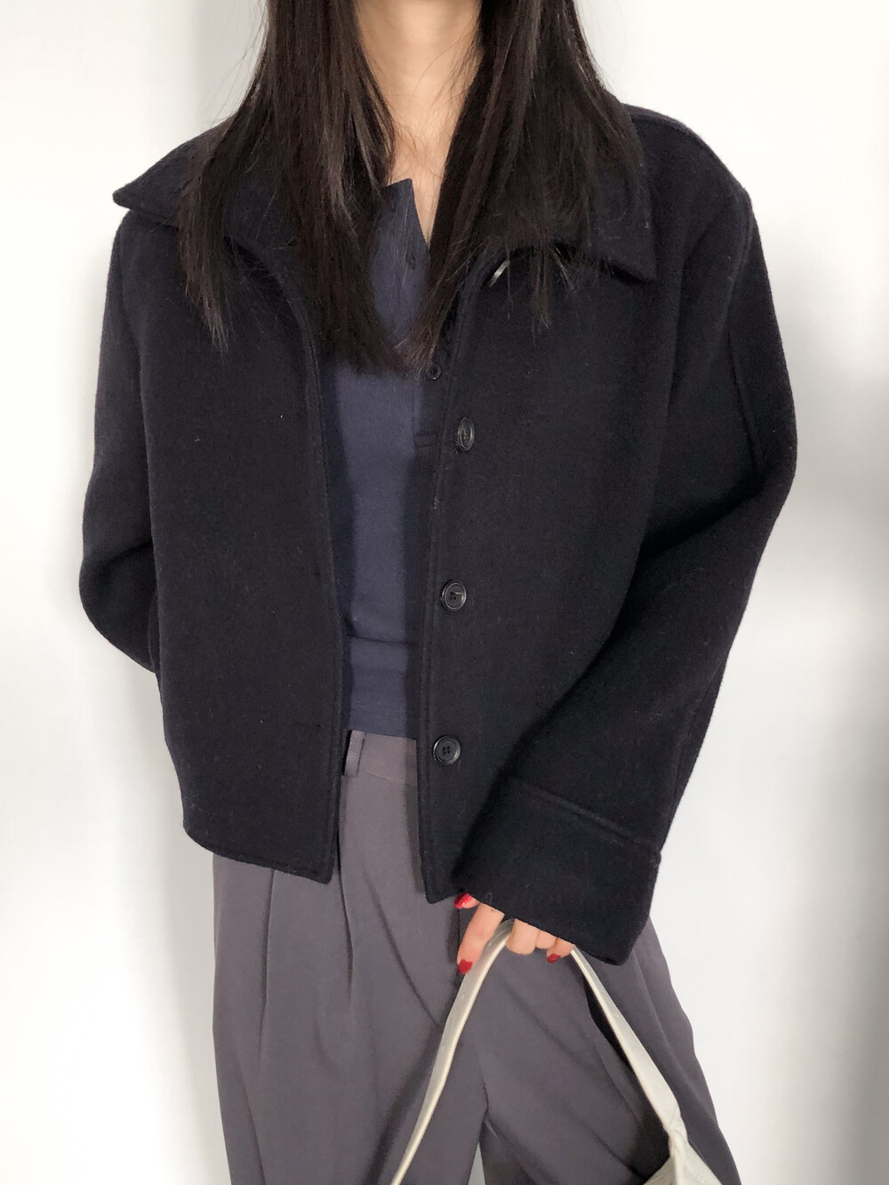 FLUFF BUTTON TOP (6COLOR)