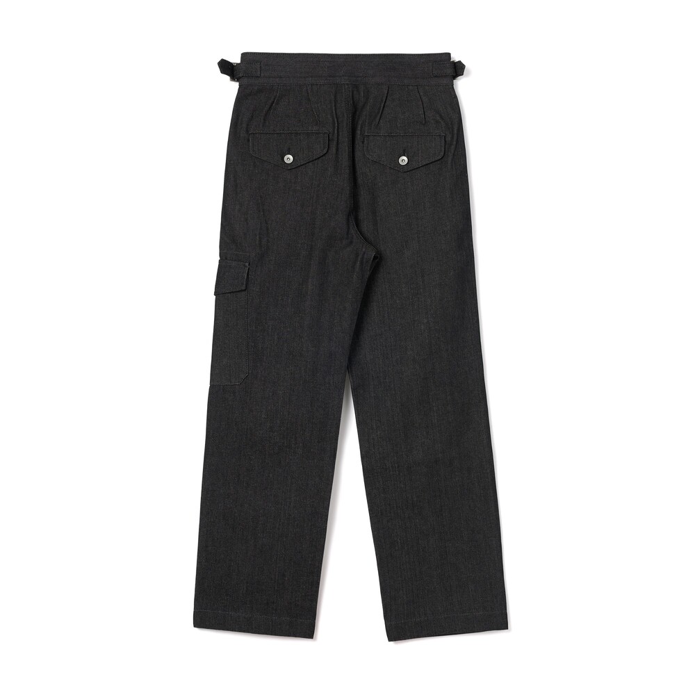 denim gurkha pants