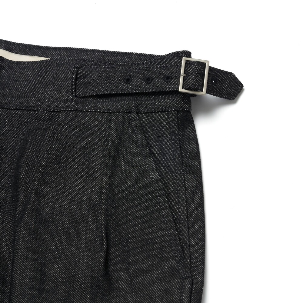 denim gurkha pants