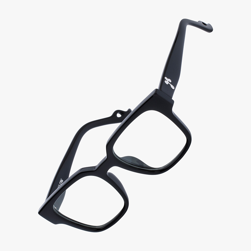 ☆韓国☆［RECLOW］ACETATE REAPER GLASS BLACK YNV ケース付き ACETATE REAPER GLASS BLACK