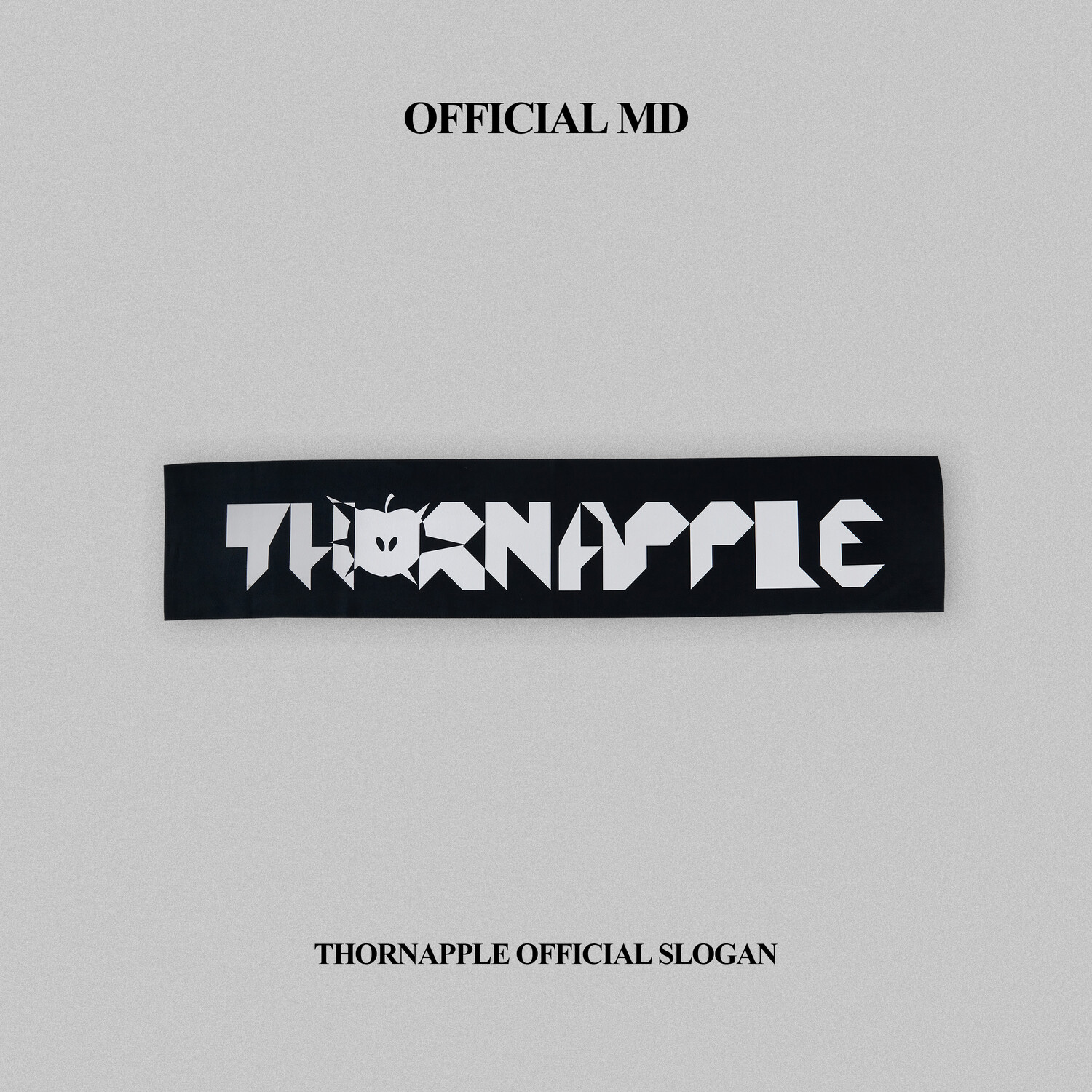 쏜애플 공식 슬로건 (블랙) | THORNAPPLE Official Slogan (Black)