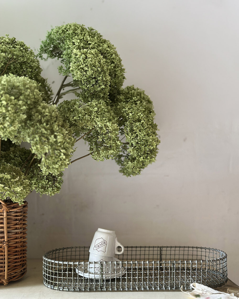 빈티지 와이어 메쉬 바스켓